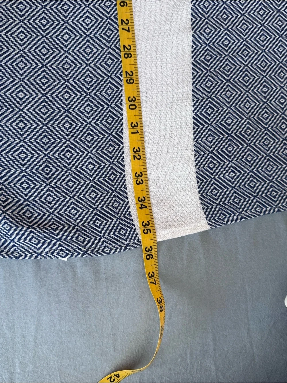 Trina Turk 100% Cotton Geometric Diamond Fringed Turkish Beach Towel Blanket